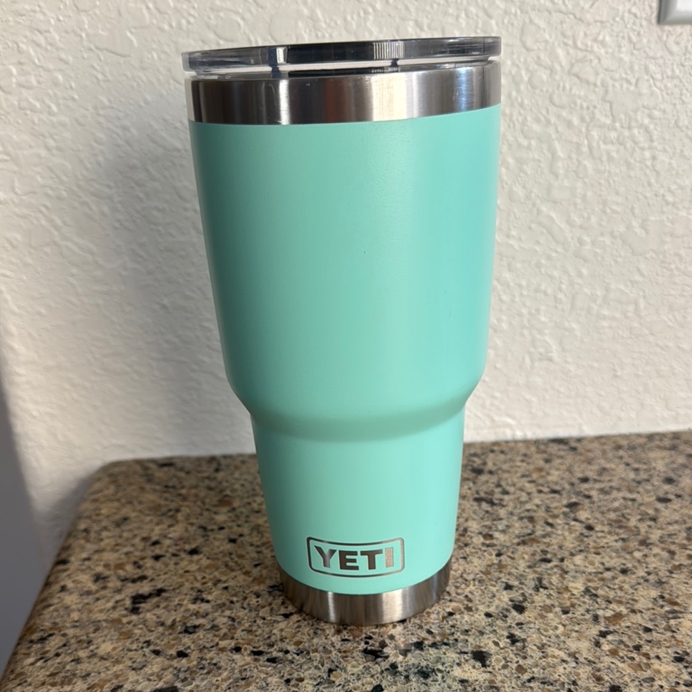 YETI Aqua Stainless Steel Tumbler